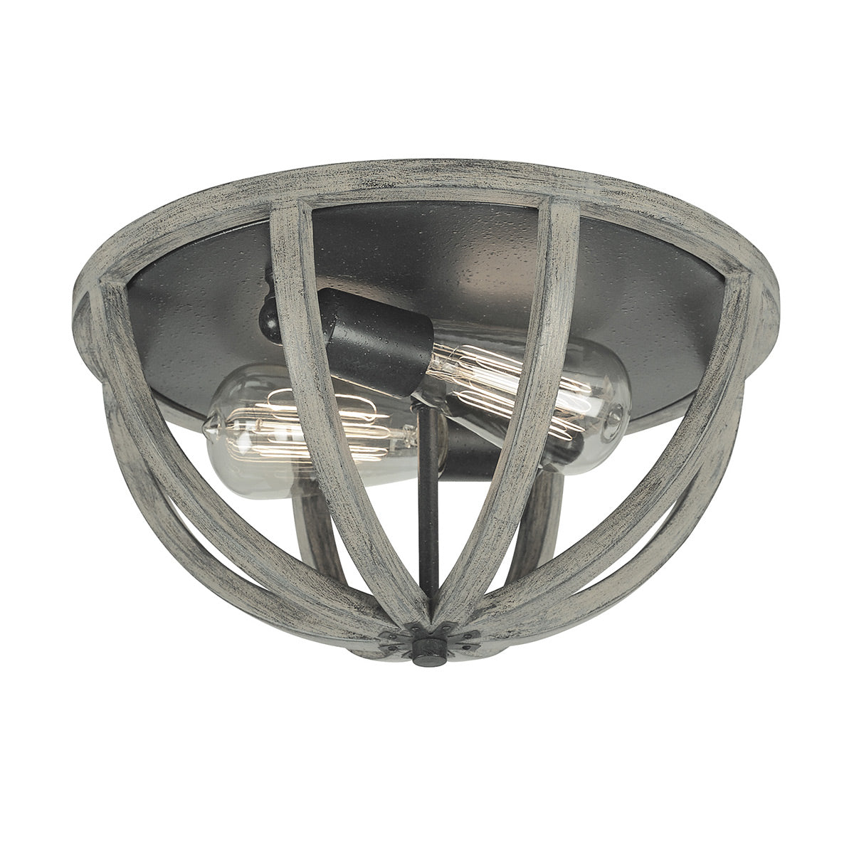 Deckenleuchte Allier (Weathered Oak Wood/Antique Forged Iron) 2x - Elstead Lighting