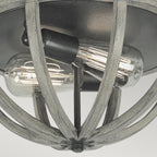 Deckenleuchte Allier (Weathered Oak Wood/Antique Forged Iron) 2x - Elstead Lighting
