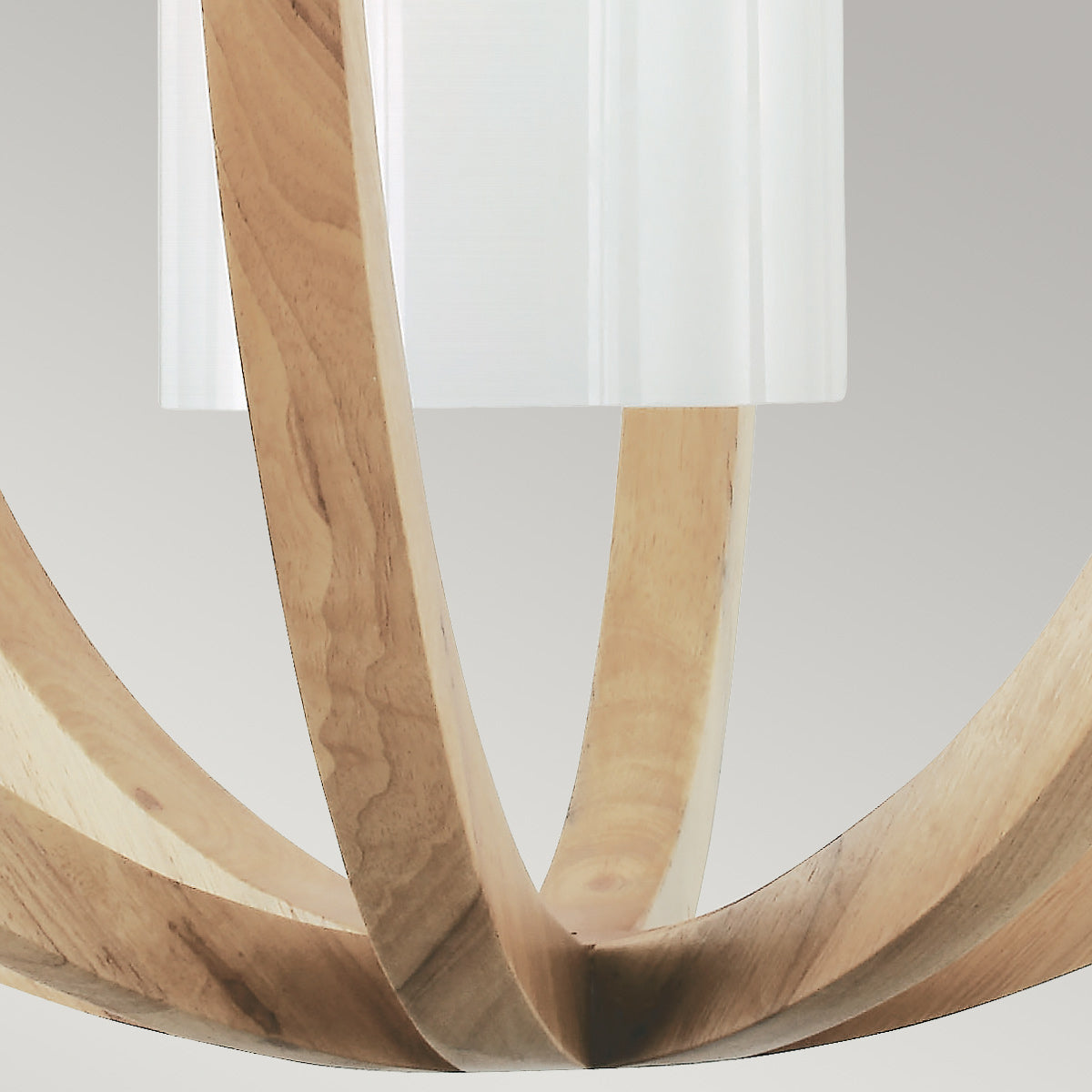 Pendelleuchte Allier (Light Wood/Brushed Steel) 1x - Elstead Lighting