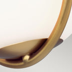 Wandleuchte Apollo (silberfarben) 1x - Elstead Lighting