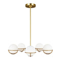 Pendelleuchte Apollo (messingfarben) 5x - Elstead Lighting