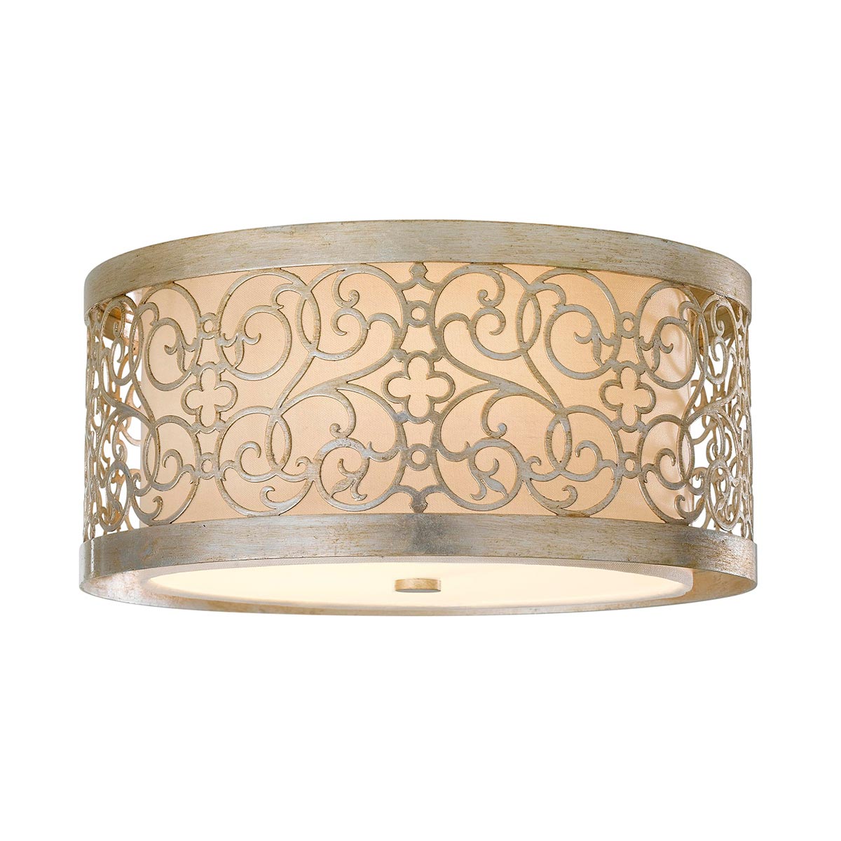 Deckenleuchte Arabesque (silberfarben) 2x - Elstead Lighting