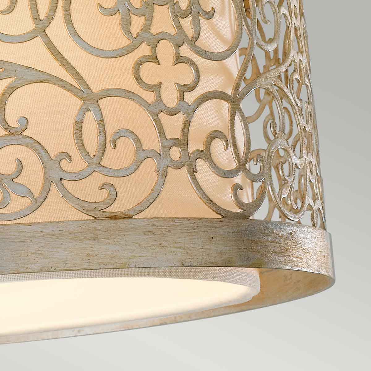 Deckenleuchte Arabesque (silberfarben) 2x - Elstead Lighting