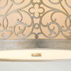 Deckenleuchte Arabesque (silberfarben) 2x - Elstead Lighting