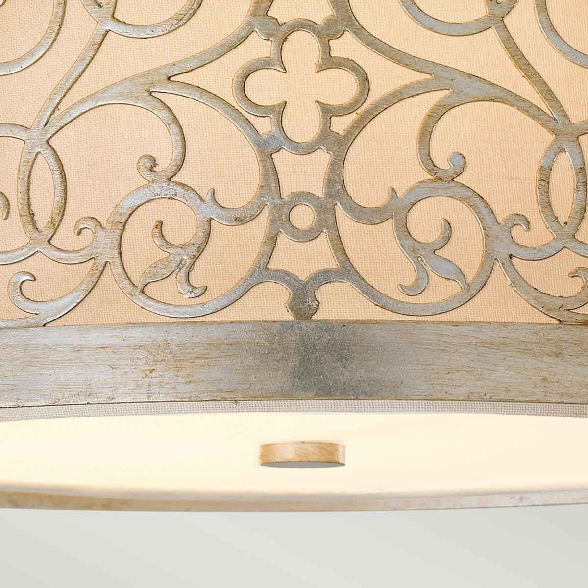 Deckenleuchte Arabesque (silberfarben) 2x - Elstead Lighting