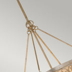 Pendelleuchte Arabesque (silberfarben) 4x - Elstead Lighting