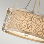 Pendelleuchte Arabesque (silberfarben) 4x - Elstead Lighting
