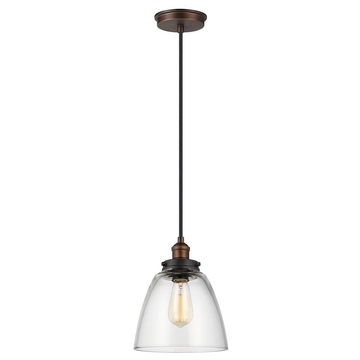Pendelleuchte Baskin (messingfarben) 1x - Elstead Lighting