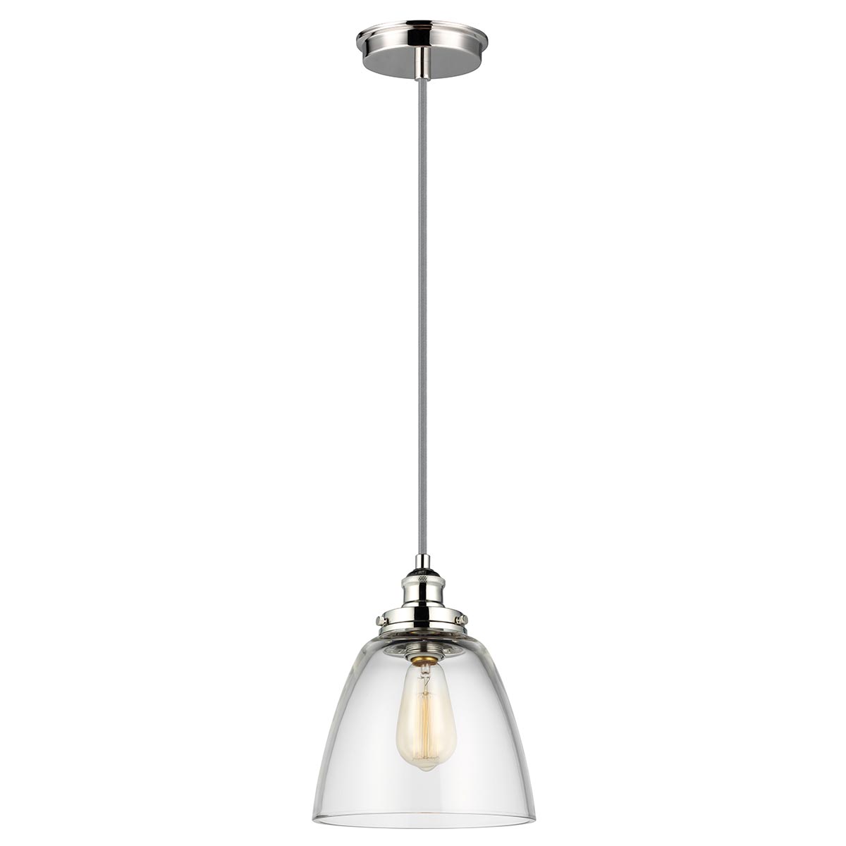 Pendelleuchte Baskin (Nickel) 1x - Elstead Lighting