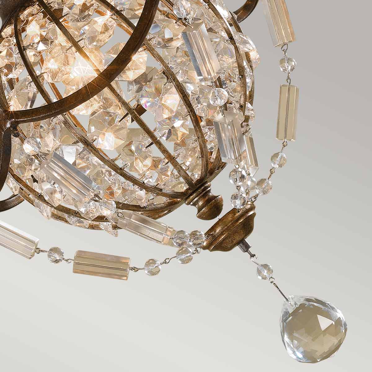 Pendelleuchte Bellini (bronzefarben) 1x - Elstead Lighting