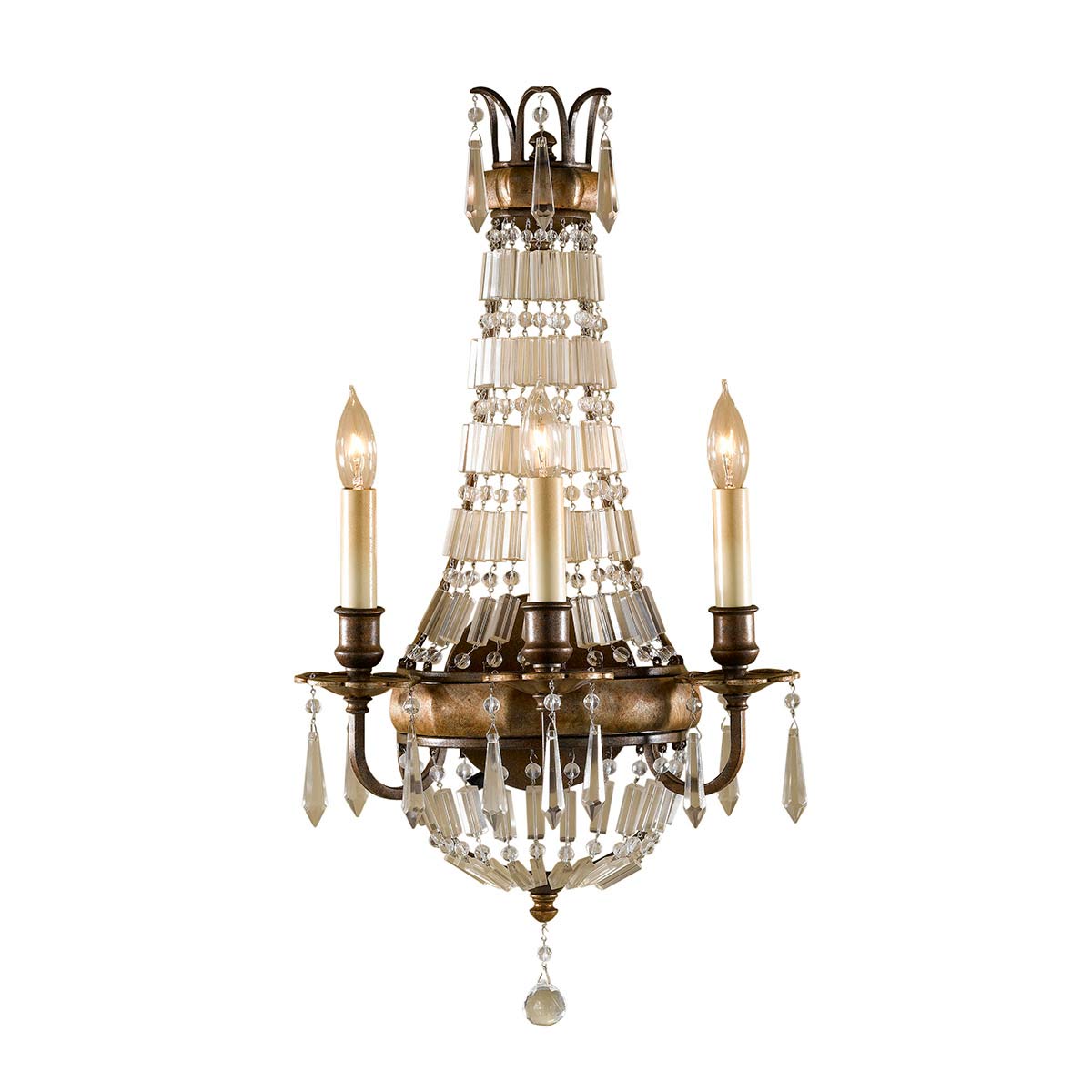 Wandleuchte Bellini (Nickel) 3x - Elstead Lighting