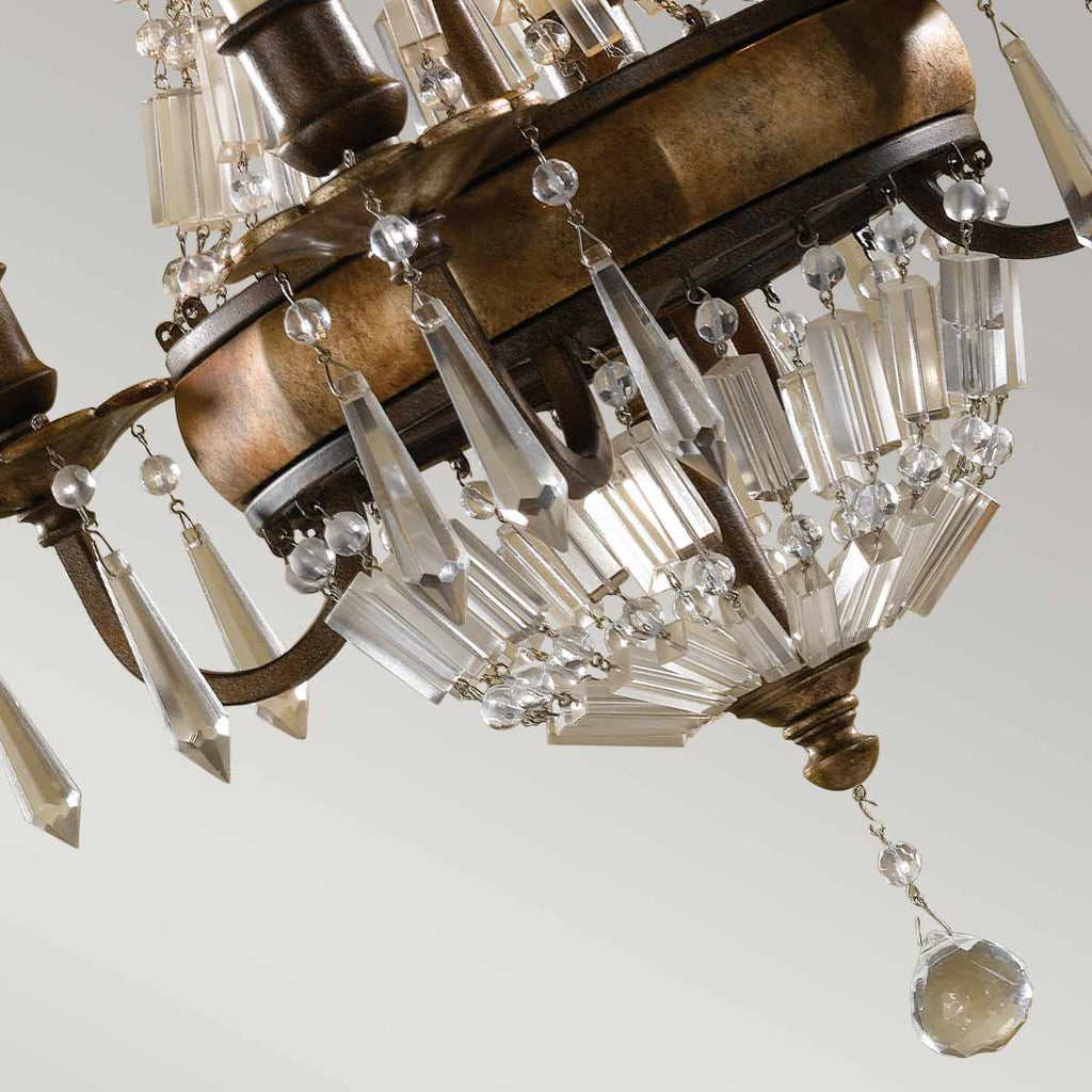 Pendelleuchte Bellini (bronzefarben) 4x - Elstead Lighting