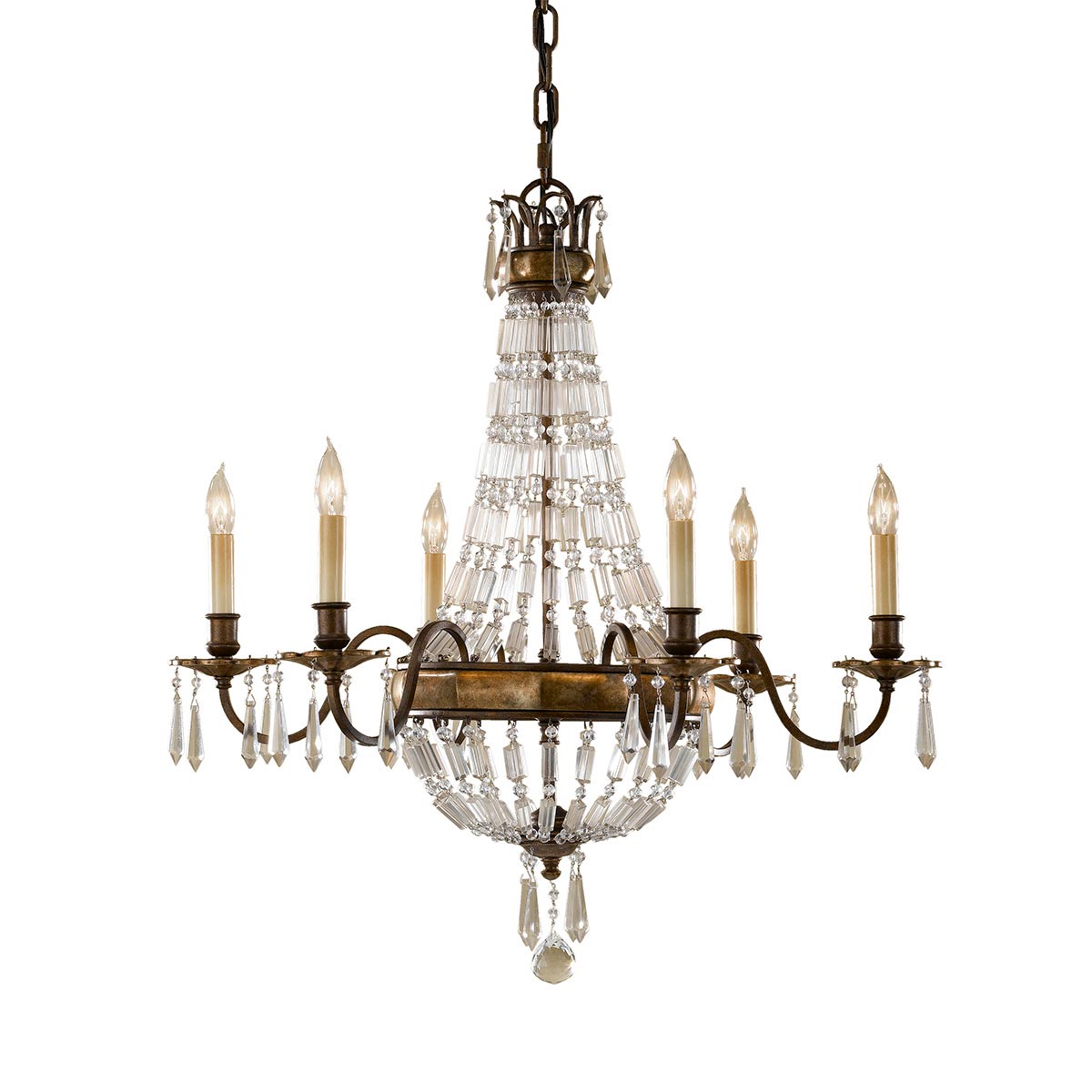 Pendelleuchte Bellini (bronzefarben) 6x - Elstead Lighting