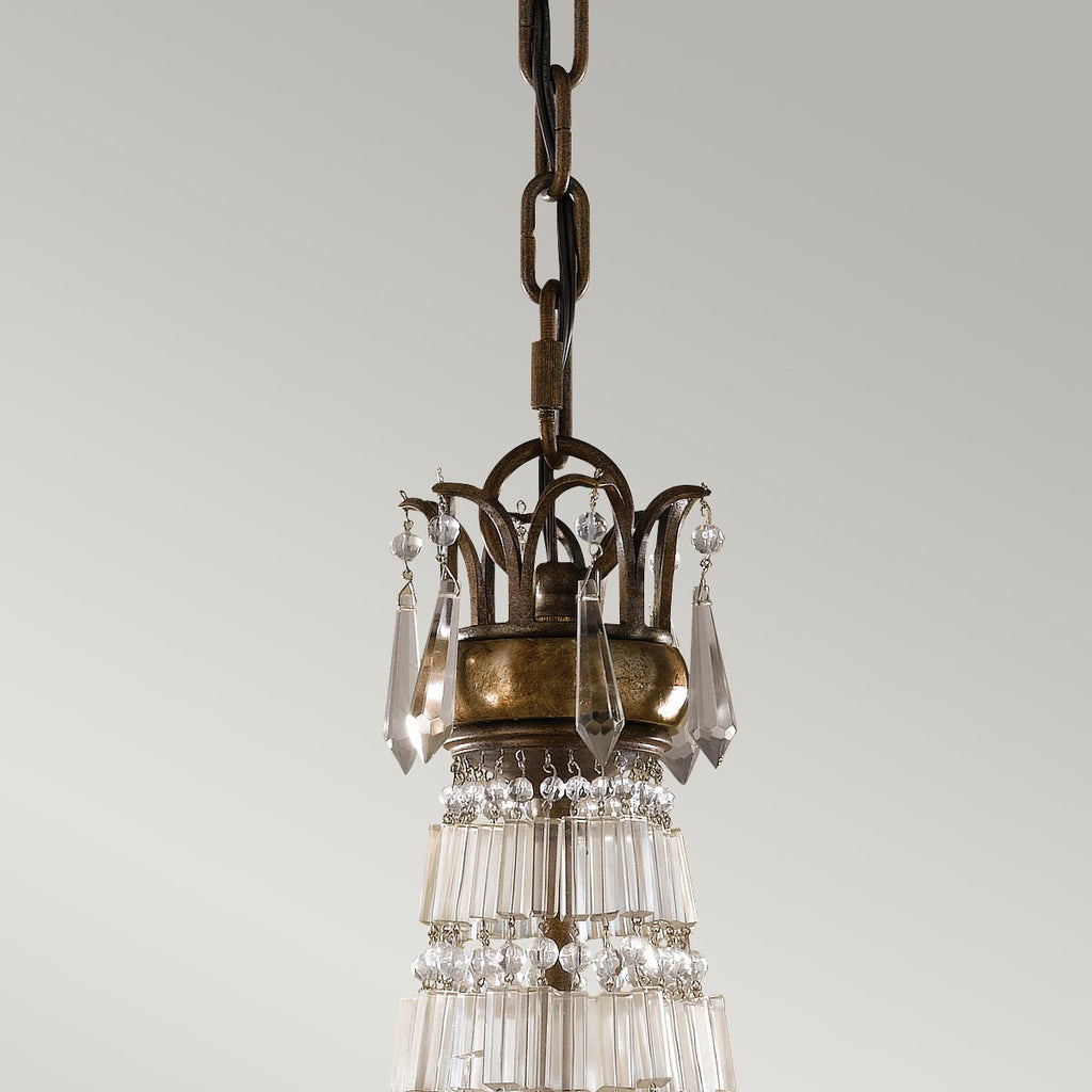 Pendelleuchte Bellini (bronzefarben) 6x - Elstead Lighting