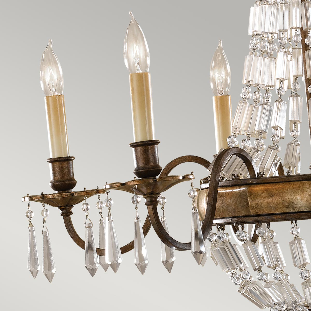 Pendelleuchte Bellini (bronzefarben) 6x - Elstead Lighting