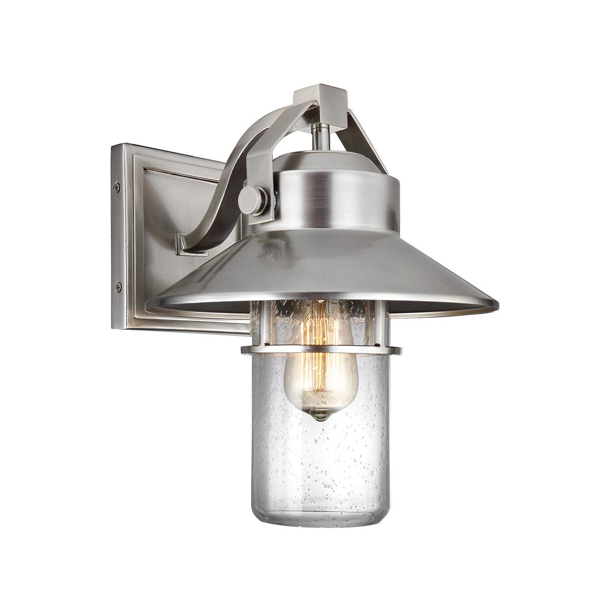 Außen-Wandleuchte Boynton (Painted Brushed Steel) 1x - Elstead Lighting