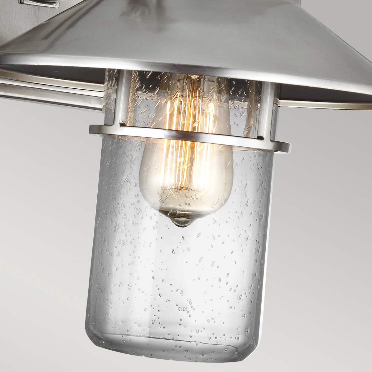 Außen-Wandleuchte Boynton (Painted Brushed Steel) 1x - Elstead Lighting