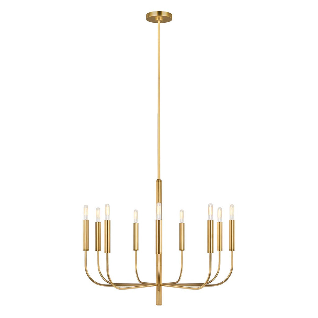 Pendelleuchte Brianna (messingfarben) 9x - Elstead Lighting