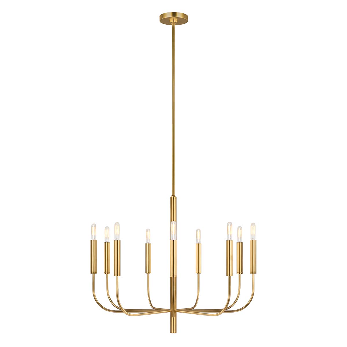 Pendelleuchte Brianna (messingfarben) 9x - Elstead Lighting
