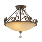 Deckenleuchte Chateau (bronzefarben) 2x - Elstead Lighting