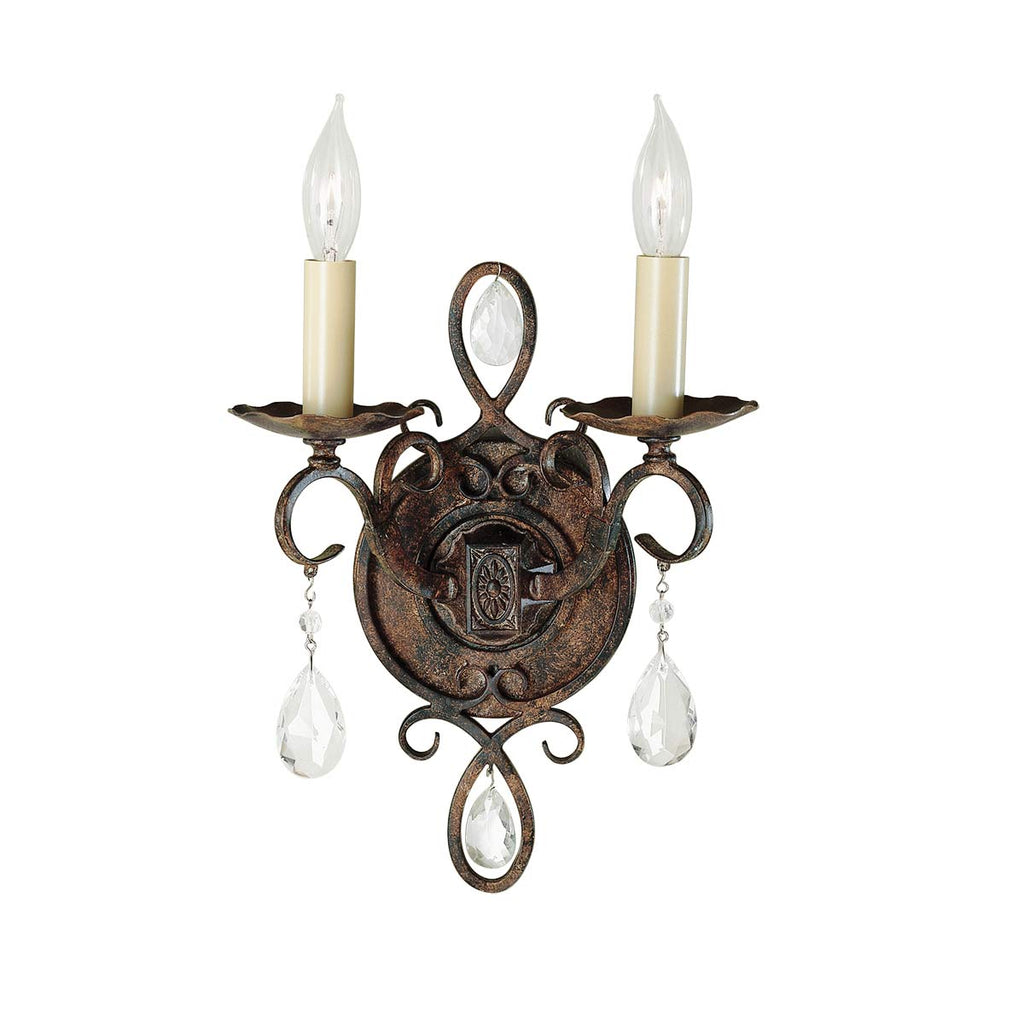 Wandleuchte Chateau (Walnut) 2x - Elstead Lighting