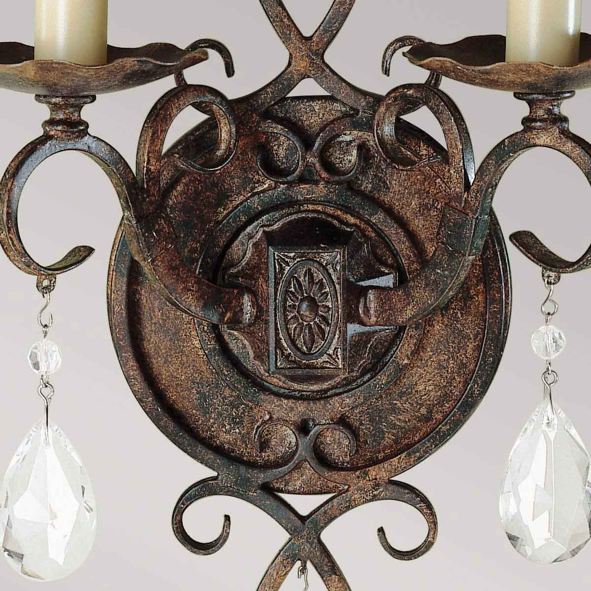 Wandleuchte Chateau (Walnut) 2x - Elstead Lighting