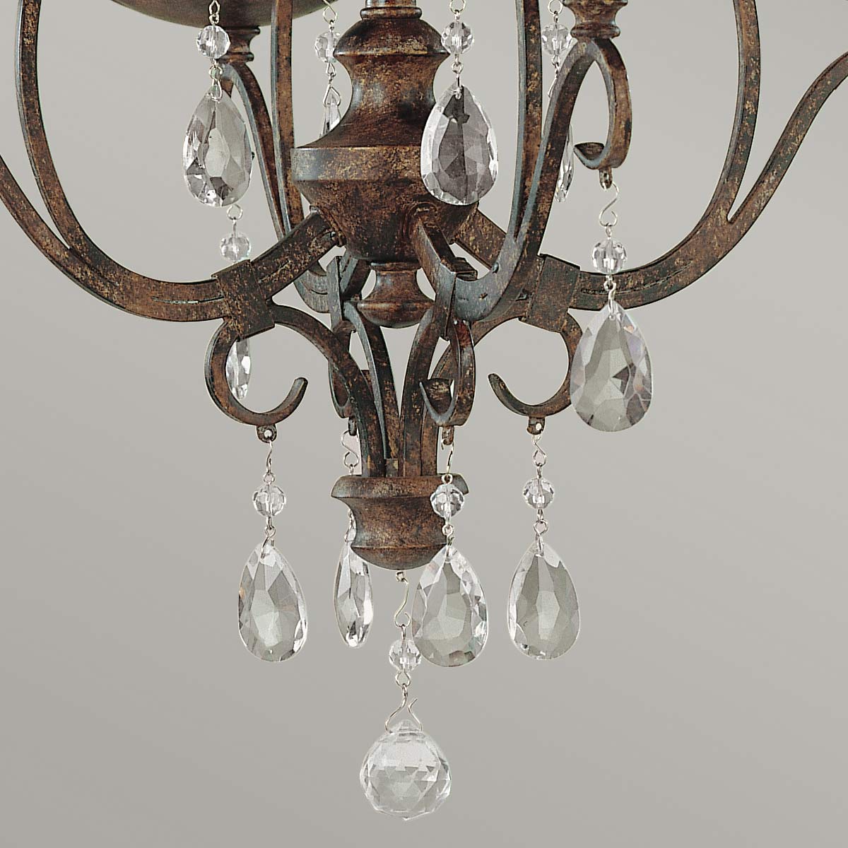 Pendelleuchte Chateau (bronzefarben) 4x - Elstead Lighting