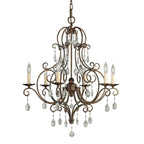 Pendelleuchte Chateau (bronzefarben) 6x - Elstead Lighting