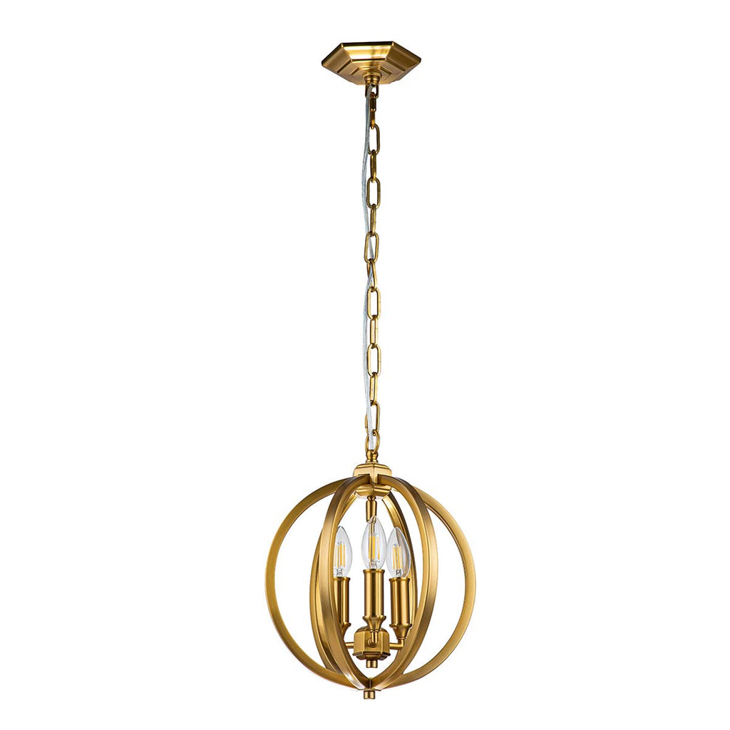 Pendelleuchte Corinne (messingfarben) 3x - Elstead Lighting