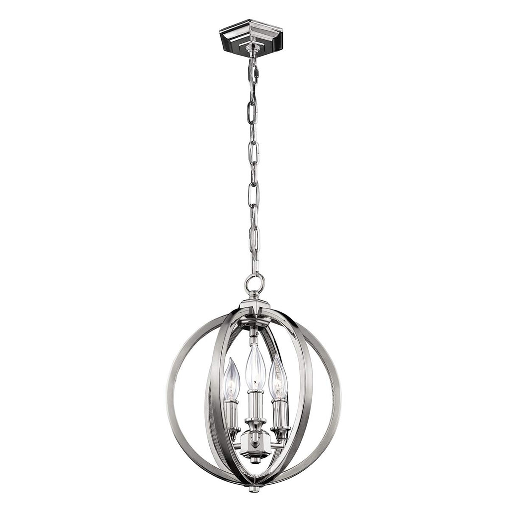 Pendelleuchte Corinne (Nickel) 3x - Elstead Lighting