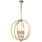 Pendelleuchte Corinne (messingfarben) 6x - Elstead Lighting