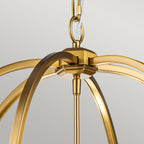 Pendelleuchte Corinne (messingfarben) 6x - Elstead Lighting