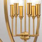 Pendelleuchte Corinne (messingfarben) 6x - Elstead Lighting