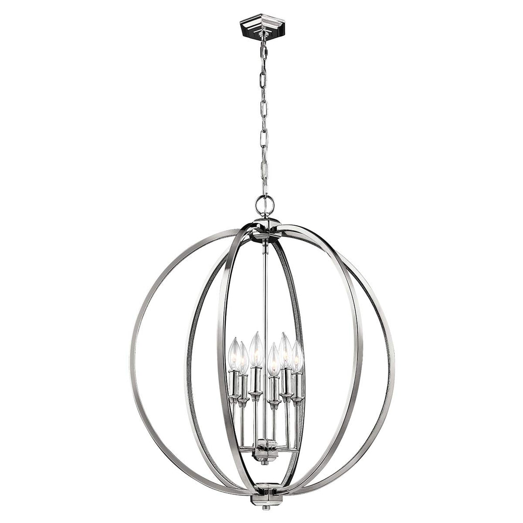 Pendelleuchte Corinne (Nickel) 6x - Elstead Lighting