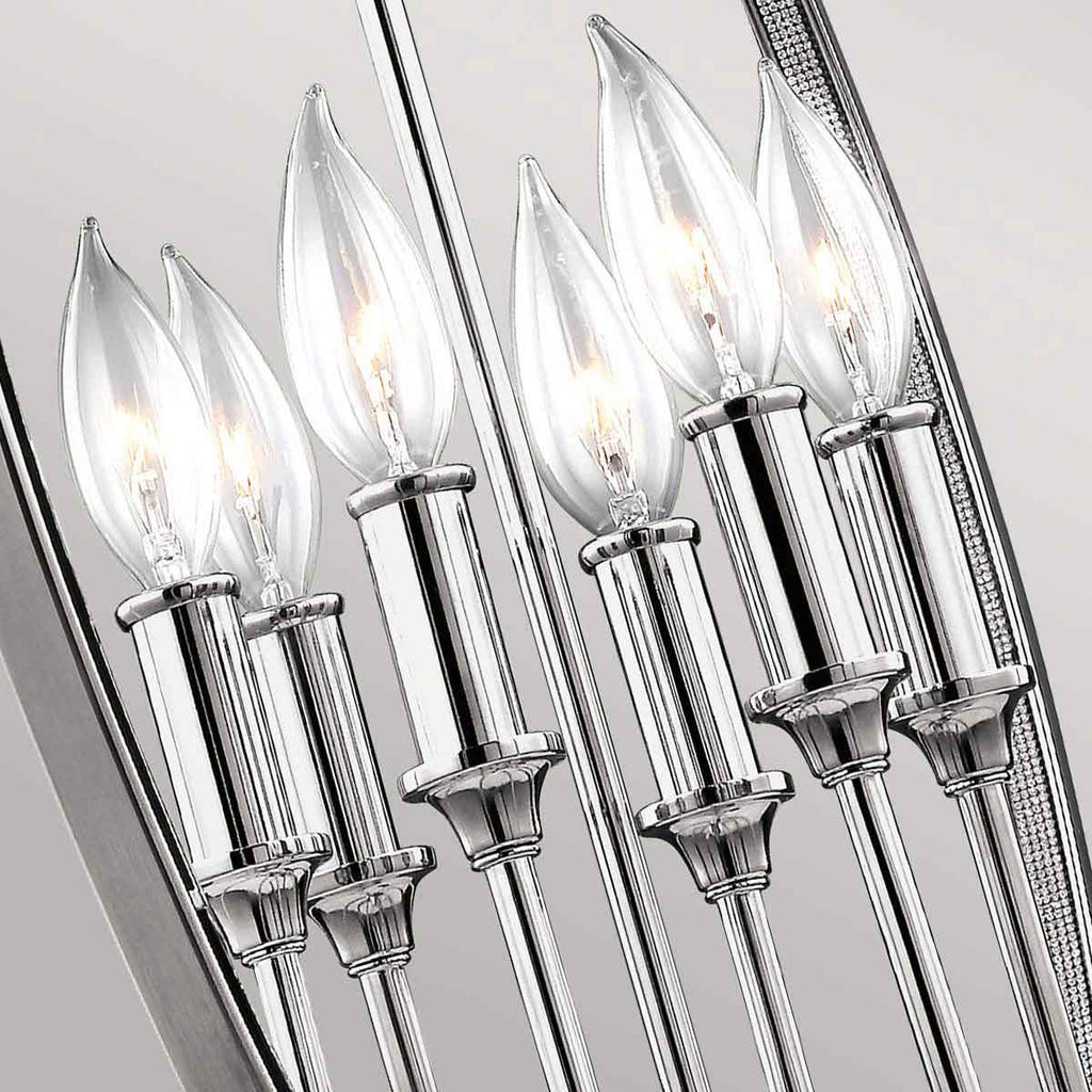 Pendelleuchte Corinne (Nickel) 6x - Elstead Lighting