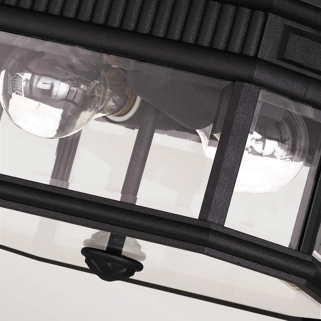 Außen-Deckenleuchte Cotswold Lane (schwarz) 2x - Elstead Lighting