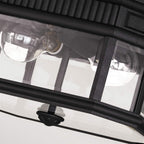 Außen-Deckenleuchte Cotswold Lane (schwarz) 2x - Elstead Lighting