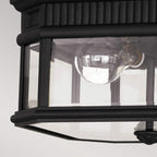 Außen-Deckenleuchte Cotswold Lane (schwarz) 2x - Elstead Lighting
