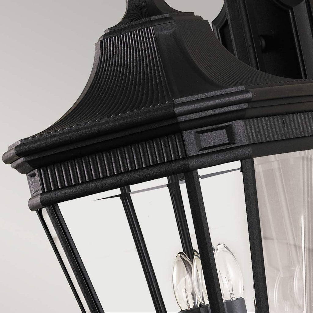 Außen-Wandleuchte Cotswold Lane (schwarz) 3x - Elstead Lighting