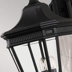 Außen-Wandleuchte Cotswold Lane (schwarz) 3x - Elstead Lighting