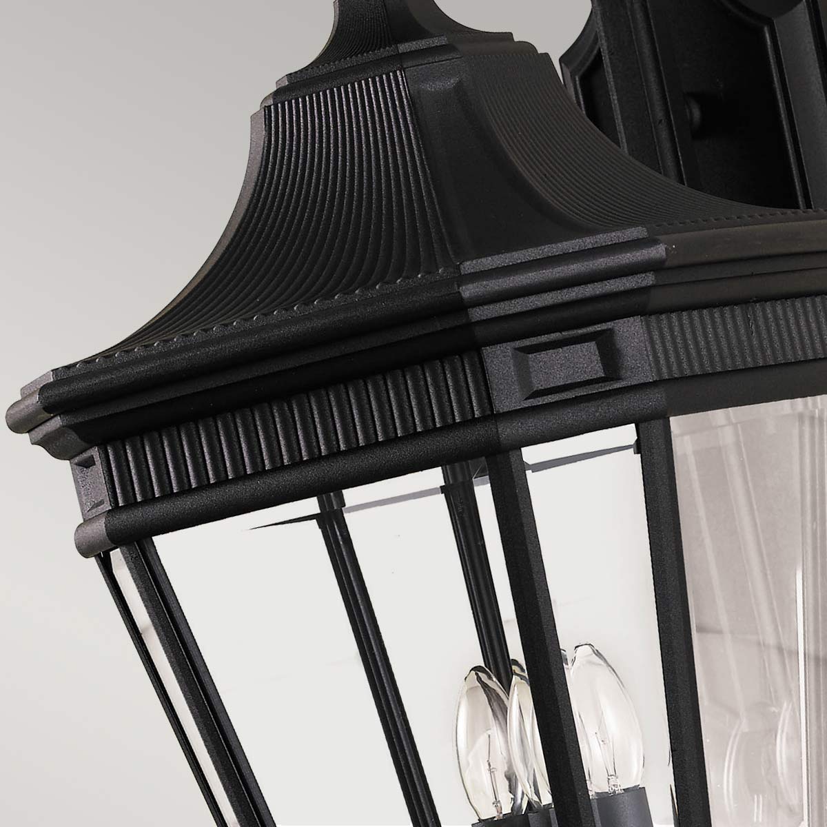 Außen-Wandleuchte Cotswold Lane (schwarz) 3x - Elstead Lighting