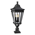 Außen-Sockelleuchte Cotswold Lane (schwarz) 3x - Elstead Lighting
