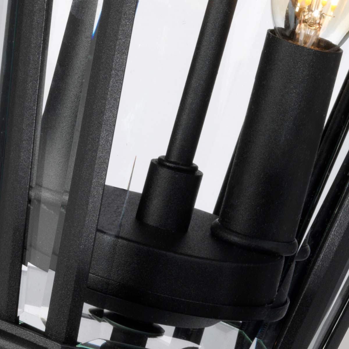 Außen-Sockelleuchte Cotswold Lane (schwarz) 2x - Elstead Lighting