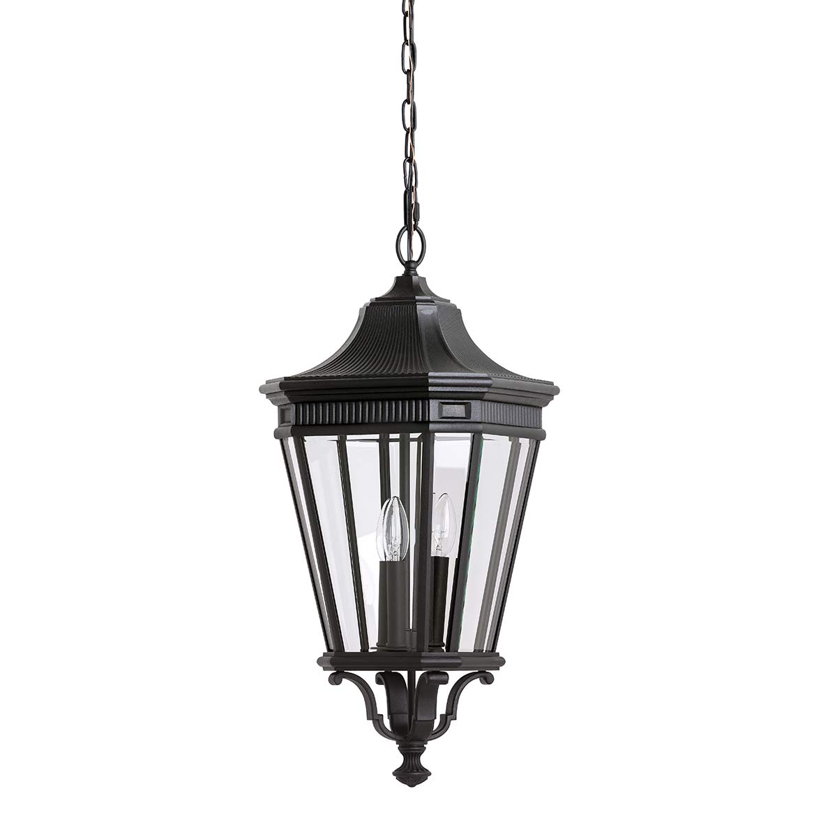 Außen-Pendelleuchte Cotswold Lane (schwarz) 3x - Elstead Lighting