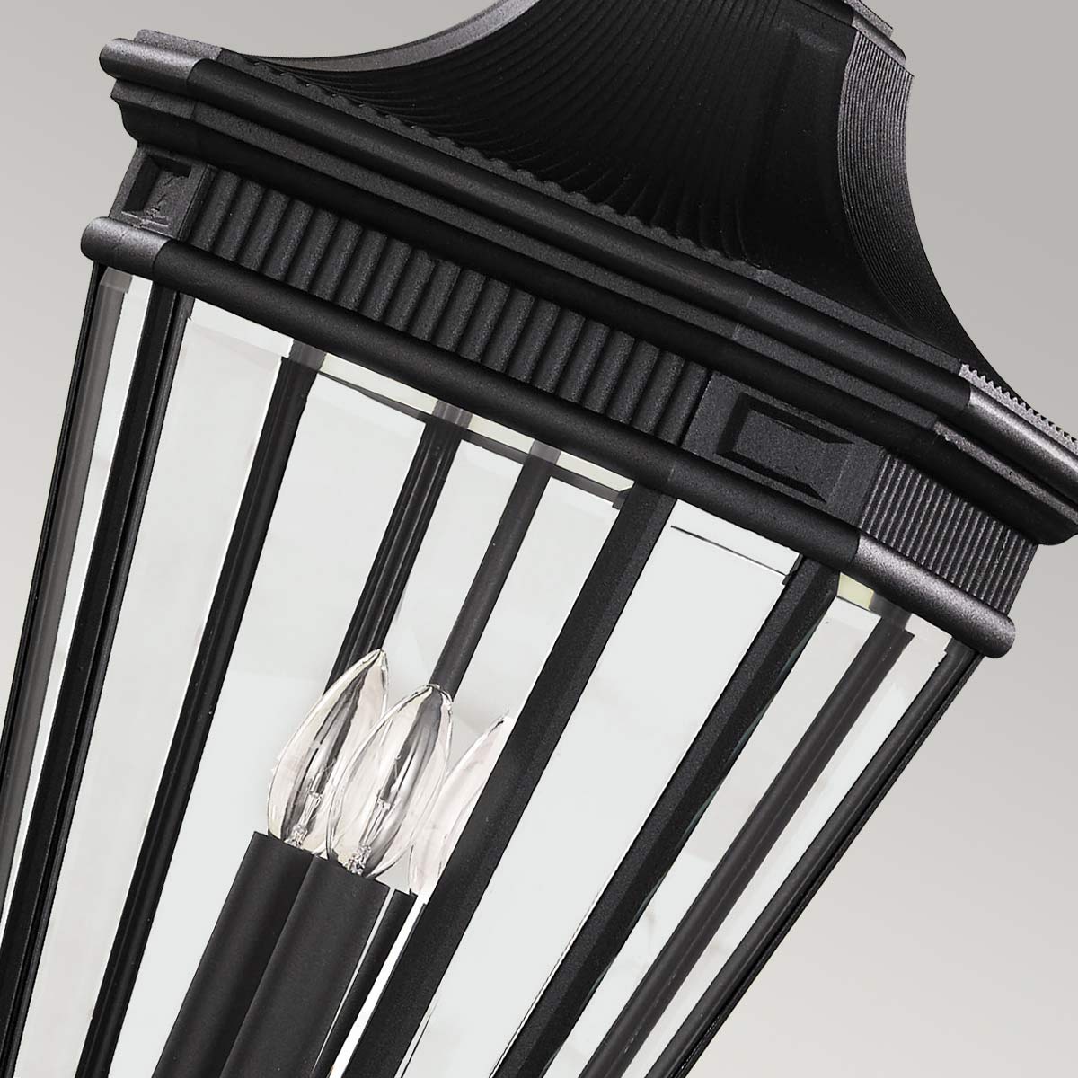 Außen-Pendelleuchte Cotswold Lane (schwarz) 3x - Elstead Lighting