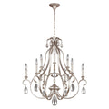 Pendelleuchte DeWitt (silberfarben) 9x - Elstead Lighting