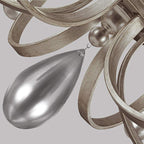 Pendelleuchte DeWitt (silberfarben) 9x - Elstead Lighting