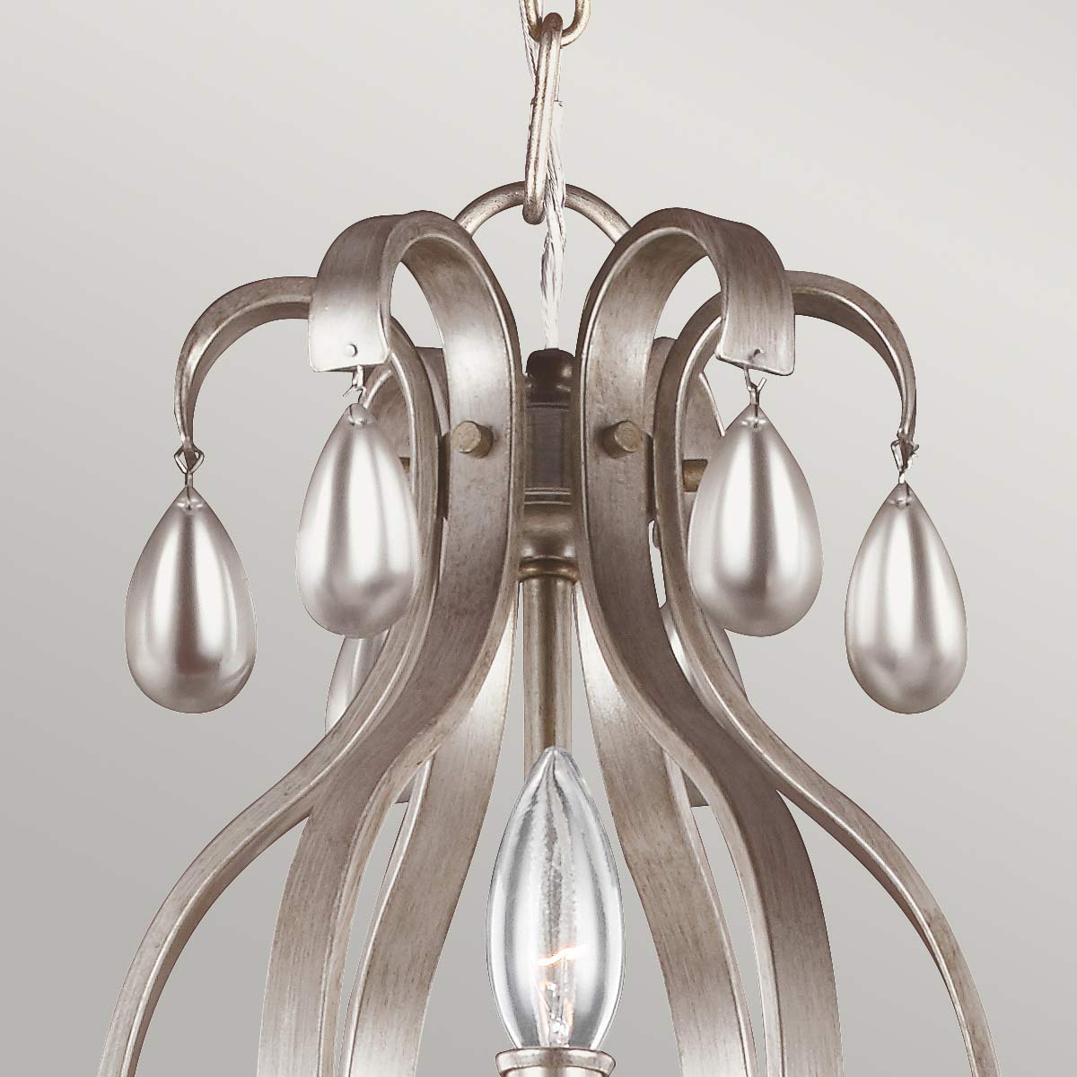 Pendelleuchte DeWitt (silberfarben) 9x - Elstead Lighting