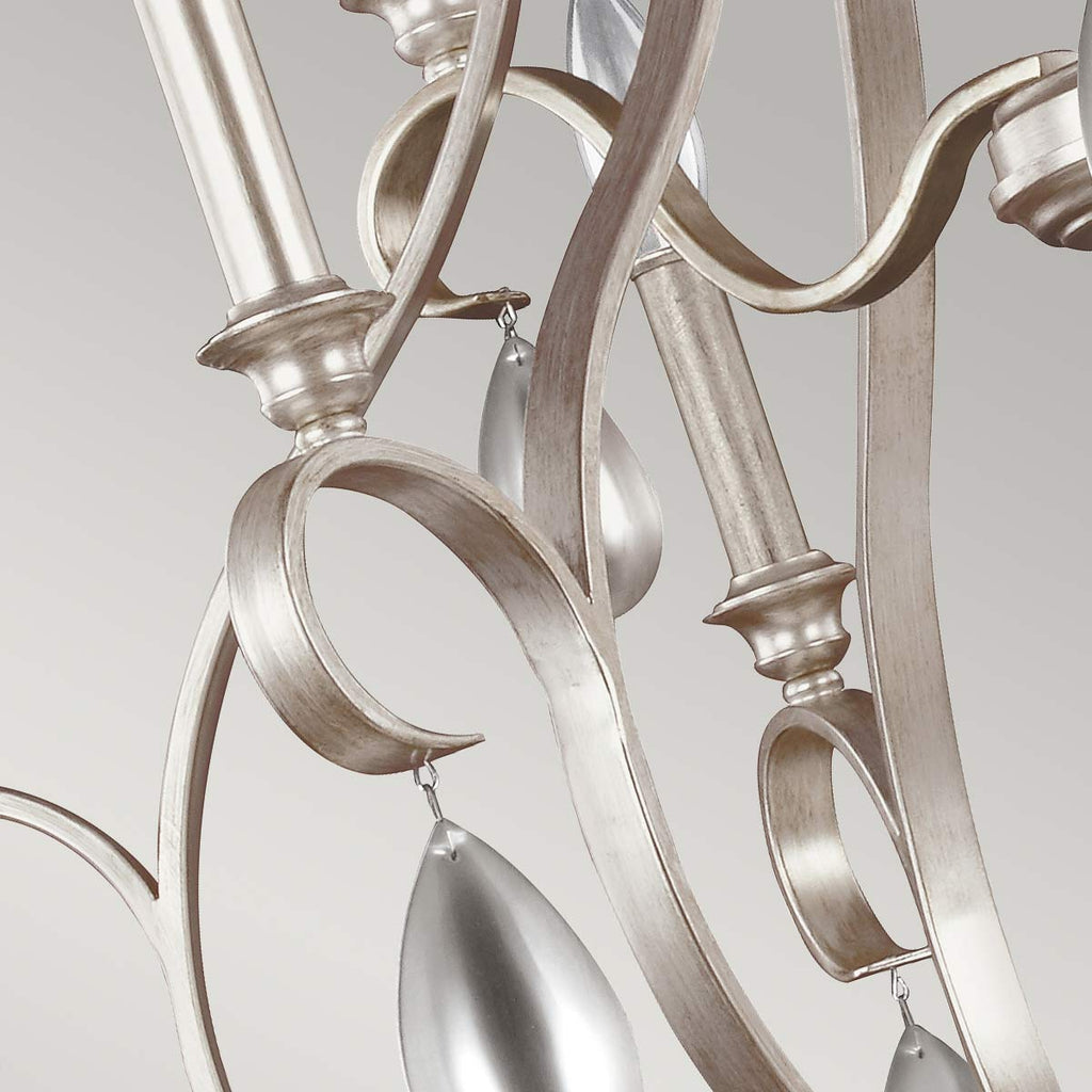 Pendelleuchte DeWitt (silberfarben) 9x - Elstead Lighting