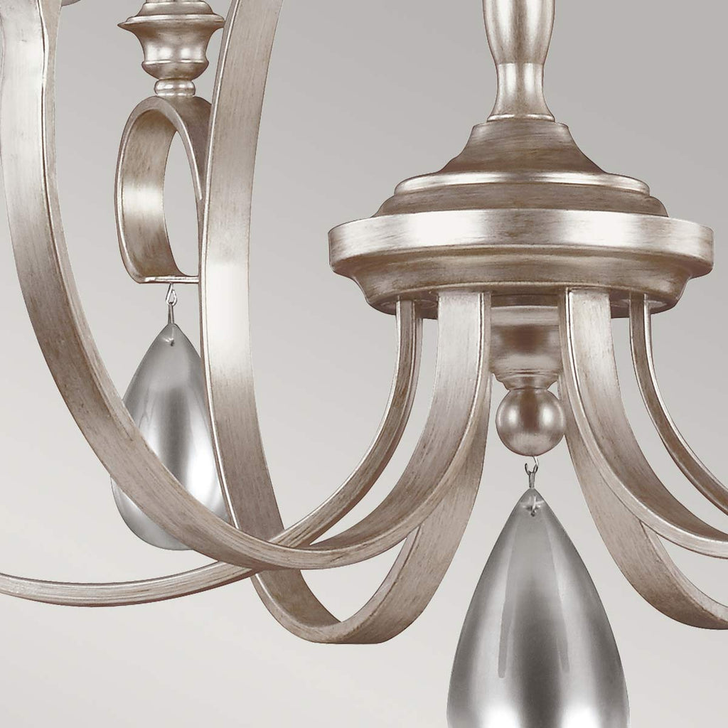 Pendelleuchte DeWitt (silberfarben) 9x - Elstead Lighting